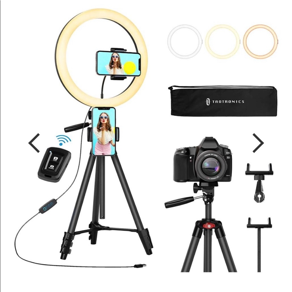 NWT 12” Selfie Ring Light - Great for Zoom!